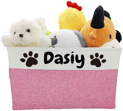 Personalized Dog Toy Basket Dog Toy Box - Image 6