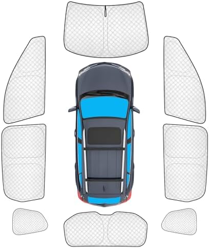 KMF 8pcs Thicken Full Window Sun Shades by KMF