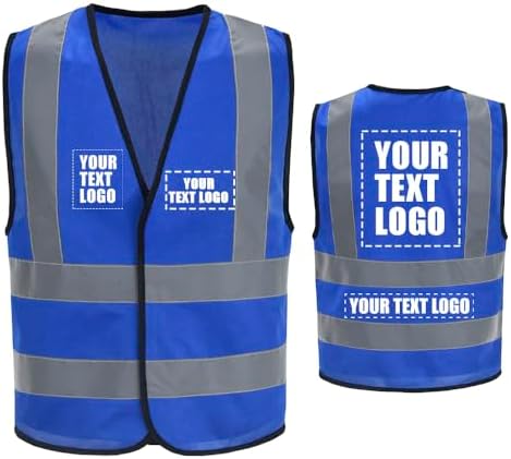 AYKRM 12 colour High visibility viz vest hi vis viz reflective work by AYKRM