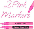 ARTISTRO Pink Acrylic Paint Markers by ARTISTRO