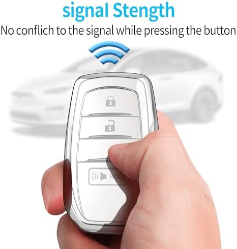 Tukellen for Toyota Key Fob Cover TPU Soft Protective Case for 2022-2026 - Image 5