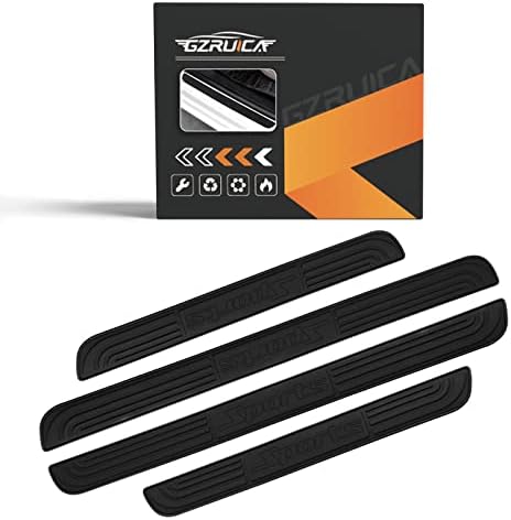 Door Sill Plate Protectors for Car by GZRUICA