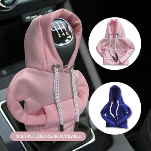 JOYCOURT 2PCS Car Gear Shift Hoodie Auto Shifter Knob Cover - Image 6