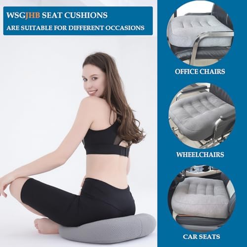 WSGJHB Office Chair Cushion Pillow Adult Car Booster Seat Cushions - Image 6
