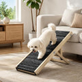 Dog Ramp for Small Dog/Bed/Couch, Foldable & Adjustable Dog Stairs by Heancare