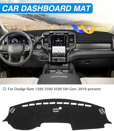 Cartist Dash Cover for 2019-2026 Dodge Ram 1500 2500 3500 Dashboard Cover - Image 4
