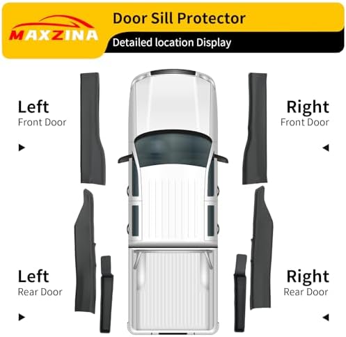 Door Sill Protector for 2022-2025 2026 Ford Maverick Accessories - Image 6