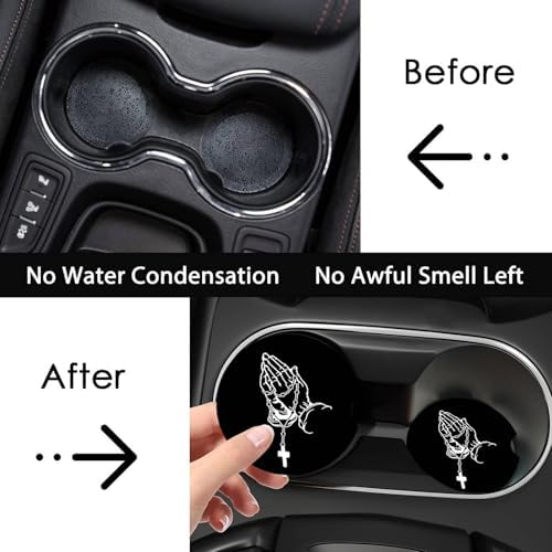 2Pack Baseball Car Cup Holder Coaster Neoprene Car Coasters - Image 6