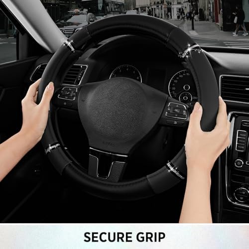 Road Comfort Leather Steering Wheel Cover – Premium Anti-Slip Car Steering - Image 5