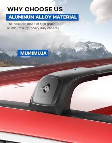 Wonderdriver 330lbs Roof Rack Cross Bars Fit - Image 4