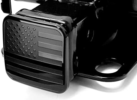 2" American Black Flag Trailer Hitch Cover - Image 6