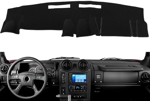 Dash Cover Mat Custom Fit for Hummer H2, Dashboard Pad Cap Carpet Protector K260 by AKMOTOR