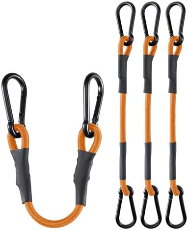 8 Pack 72" Heavy Duty Bungee Cords by LuckyStraps
