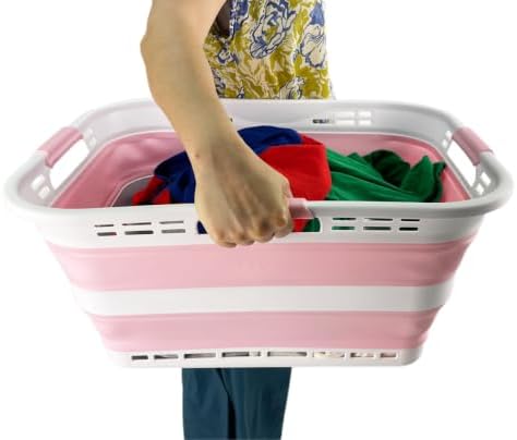 SAMMART 42L Collapsible Plastic Storage Basket - Image 7