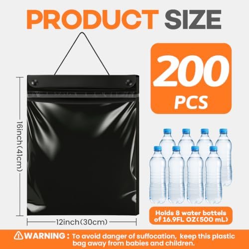 200 Pcs Hanging Car Trash Bags, Disposable Leak-proof Garbage Can - Image 2