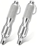 2 PCS Schrader Valve Core Removal Tool Keychain, Tire Valve Stem Repair Tool by Ciomszan
