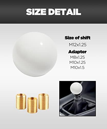 Shift Knob Manual Gear, Round Shift Knob Acrylic Gear Shift Knob, 4 5 6 Speed - Image 2