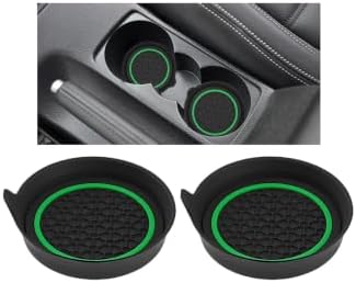 HZEL Car Cup Holder Coasters, Recessed Automotive Drink Mat Decoration by Unknown