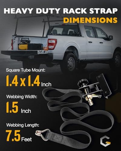 Ladder Rack Ratchet Straps - Image 3