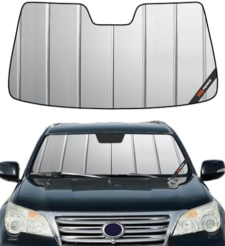 Pigenius Windshield Sunshade for Lexus GX460 2010-2023 Front Window Shade- by Pigenius