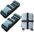 2 PCS Luggage Strap 78" x 2" Suitcase Belts Wide Adjustable Packing Straps by VVEIFO