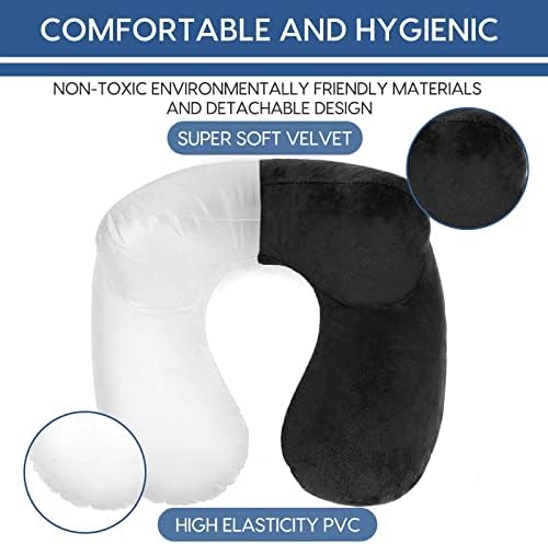 Inflatable Travel Pillow for Airplane Inflatable Neck Pillow for Traveling - Image 5