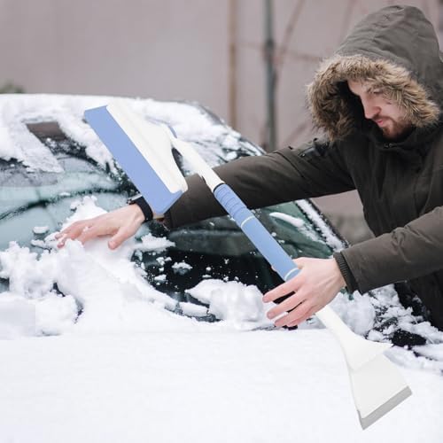DOITOOL Telescoping Snow Brush Ice Scraper, Aluminum Alloy Car Winter Tool - Image 5