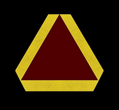 IGNIXIA Slow Moving Vehicle Sign, PVC Vinyl Decal Slow Moving Vehicle Triangle - Image 6