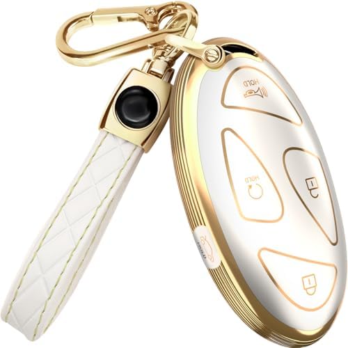 Lucrum Compatible with Hyundai Key Fob Cover & Keychain by Lucrum