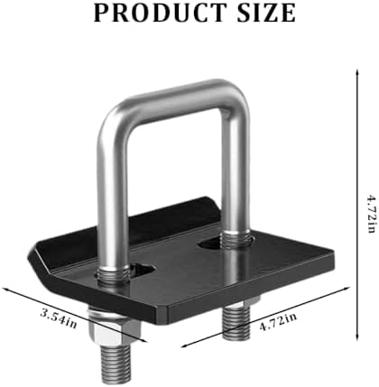Trailer Hitch Tightener, Anti-Rattle, Fits 1.25" and 2" Hitches - Image 2
