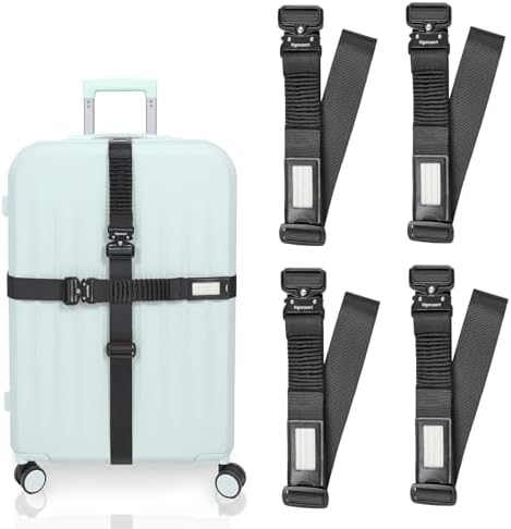Vigorport Luggage Straps for Suitcases TSA Approved Suitcase Belt by Vigorport