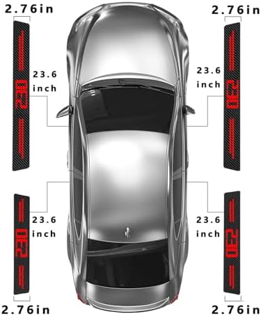 Door Sill Protectors for 2-Serie 230i, Carbon Fiber Leather Front/Rear Door - Image 5