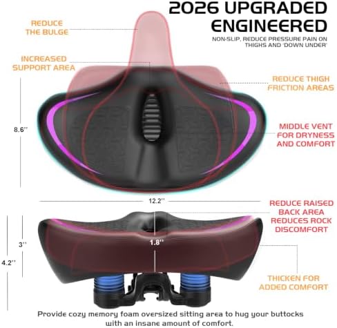 Noseless Bike Seat Cushion for Men & Women - Image 4