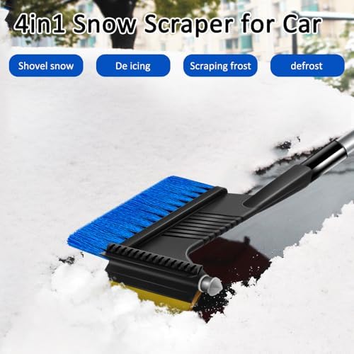 Snow Brush with Ice Scraper, Telescopic 60-86 cm - Image 4