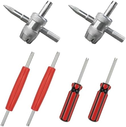 6PCS Multifunctional Tire Valve Core Removal Tool Installation Kit by Unknown
