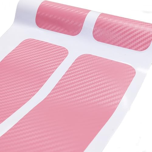 4PCS Car Door Sill Protector 3D Carbon Fiber - Image 4