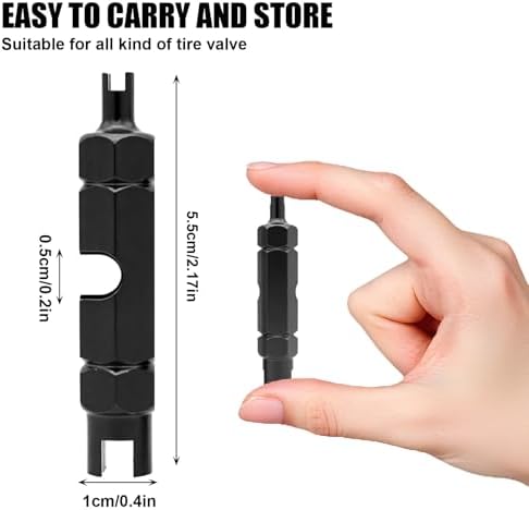 NEWHOOK 2 Pack Presta Valve Core Removal Tool Multi-Functional Bicycle Tire - Image 4