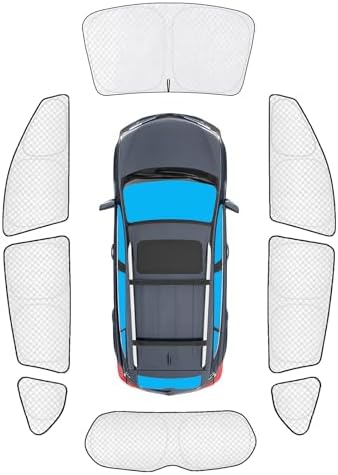 KMF 8pcs Thicken Sun Shades for Toyota RAV4 2013-2018 Accessories, Full Car by KMF