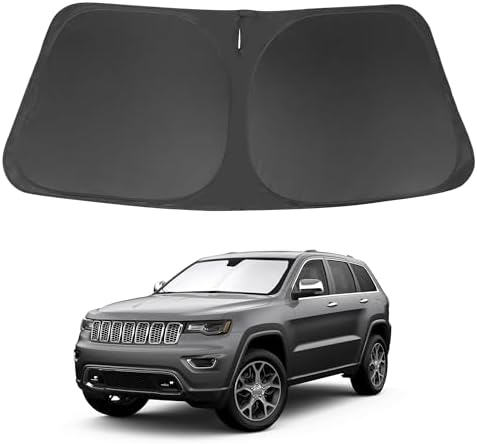 Windshield Sun Shade for 2011-2026 Jeep Grand Cherokee Accessories by LHFLIVE