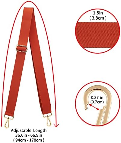 ZOOEASS Wide Shoulder Strap, Adjustable Replacement Belt Crossbody Canvas Bag - Image 3