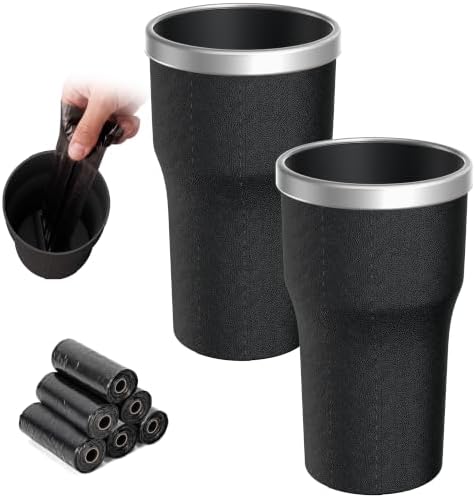 Car Trash Can Cup Holder Mini 2 Pack by Unknown