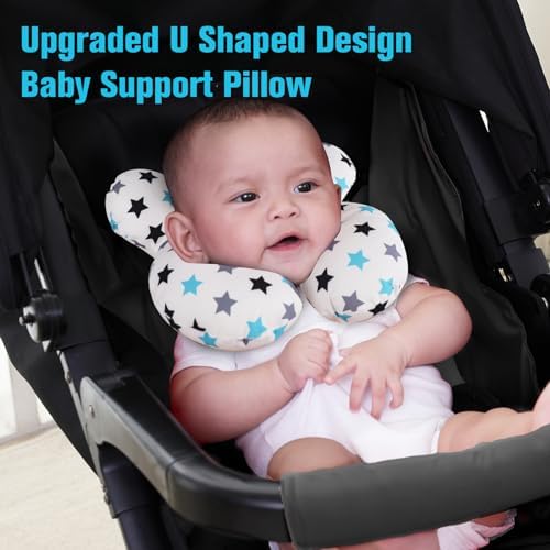 KAKIBLIN Baby Neck Pillow, Upgraded Baby Neck Pillows - Image 3