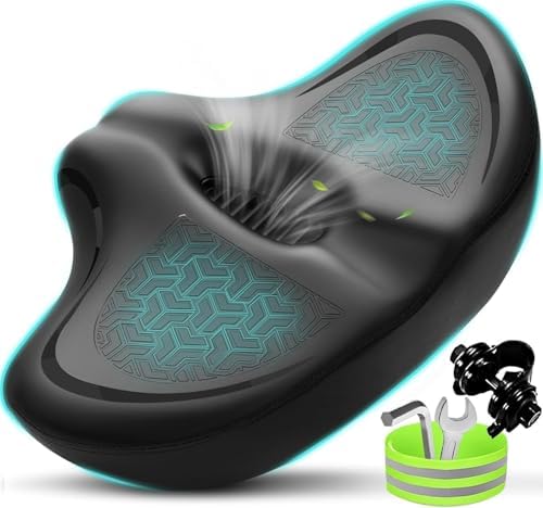 Noseless Bike Seat Cushion for Men & Women by Moreergonomicoversizedbikeseat