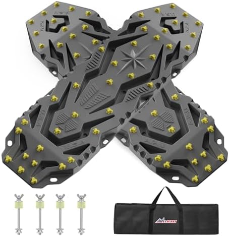 Nilight Recovery Off-Road Traction Boards 2Pcs 43"L x 13.3"W by Nilight