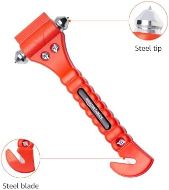 Amazon Basics Emergency Escape Tool, Window Breaker and Seatbelt Cutter - Image 2