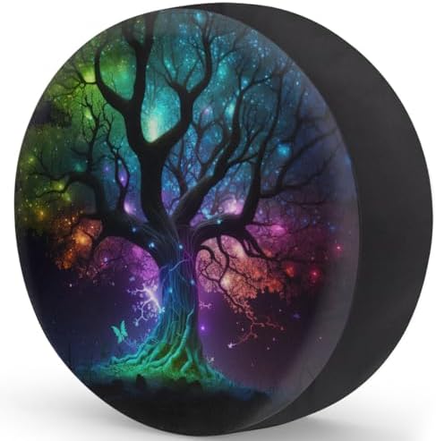 Rv Spare Tire Cover Wheel Tree of Life Tire Covers Wheel Protectors Universal - Image 2