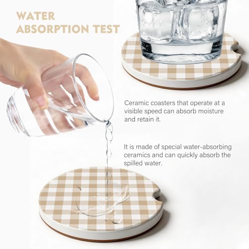 2 Pack Car Coasters for Cup Holders, Cute Car Accessories Interior - Image 3