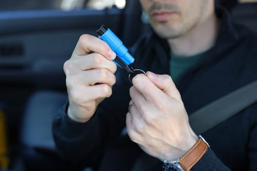 resqme The Original Emergency Keychain Car Escape Tool, 2-in-1 Seatbelt Cutter - Image 3