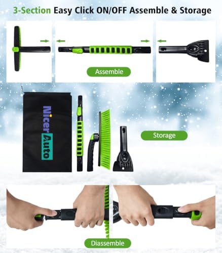 41" Extendable Snow Brush for Car - Image 7