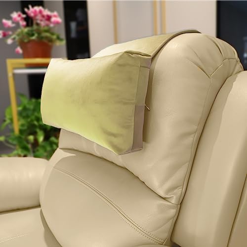 Velvet Recliner Headrest Pillow, Non-Slip Neck Support by AmazeCov